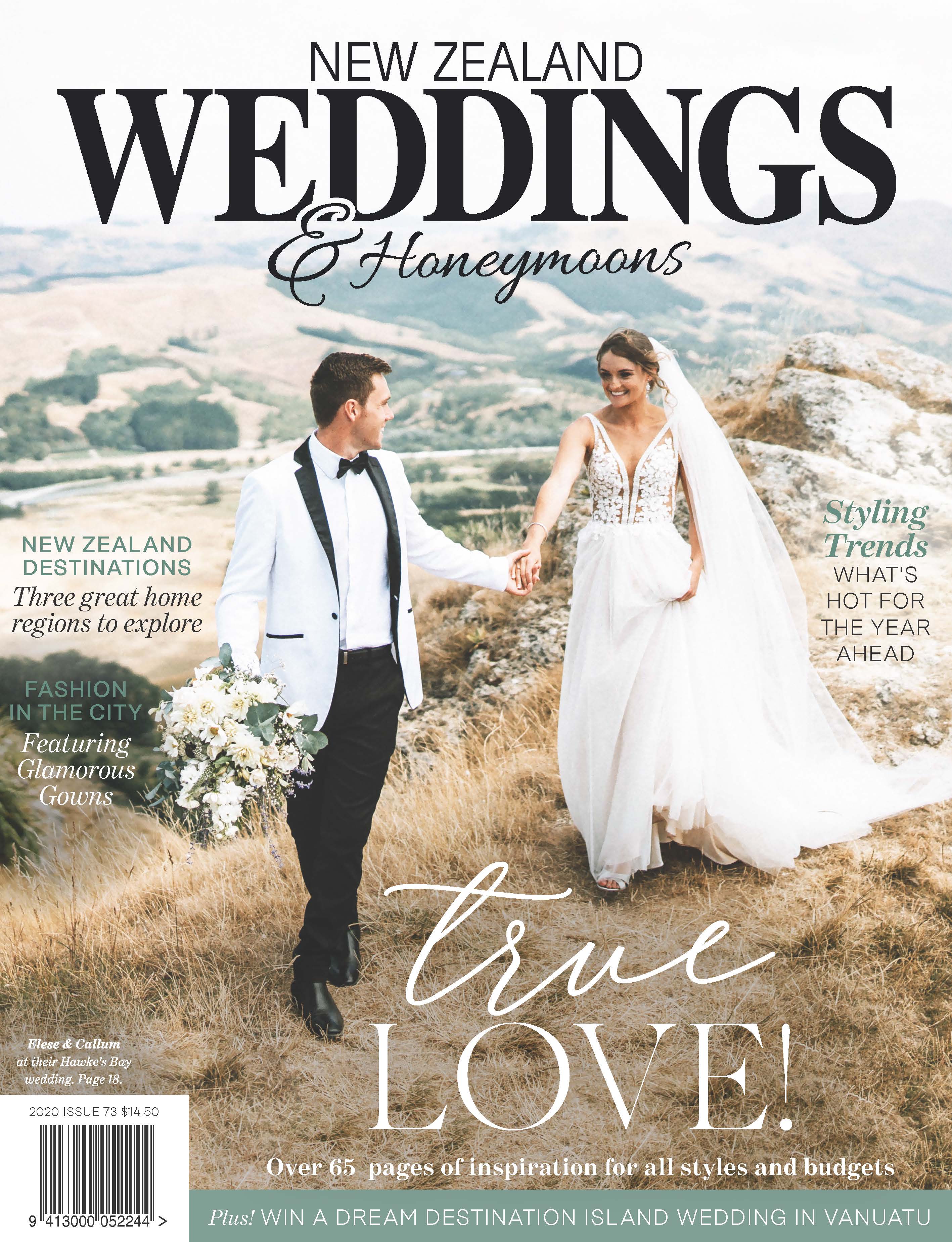 NZ Weddings & Honeymoons cover
