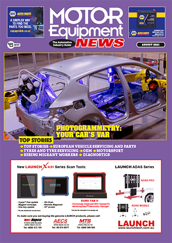 Motor Equipment News cover